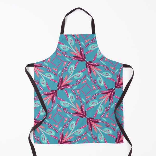 Artikelvorschau, Bright Teal, Hot Pink, and Blush Pink Swirly Geometric Pattern entworfen und verkauft von cozycaroline.