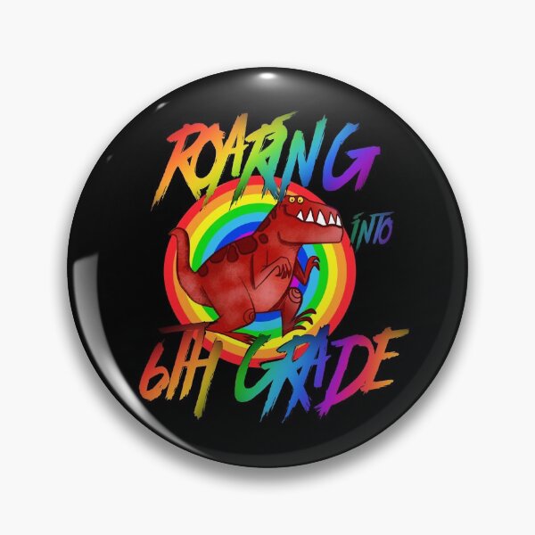 Item preview, Roaring into 6th grade designed and sold by Cattigal.