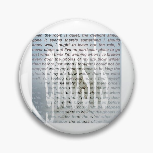 Item preview, Japan - "Ghosts" Lyrics designed and sold by Only Japan, Bowie, New Order, Ultravox.