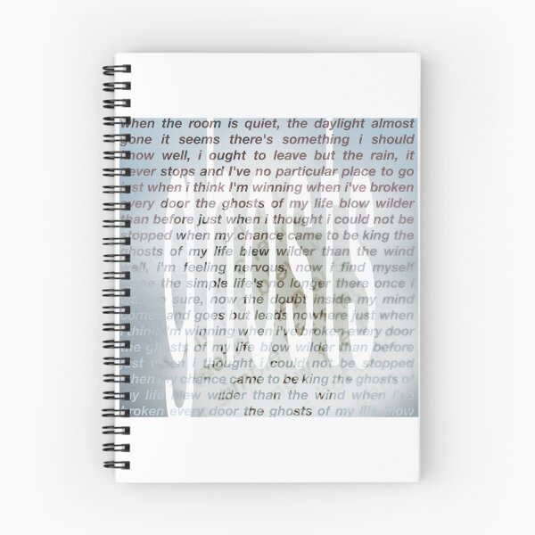 Item preview, Japan - "Ghosts" Lyrics designed and sold by Only Japan, Bowie, New Order, Ultravox.