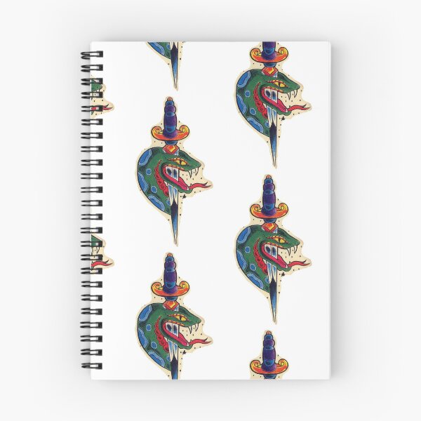 Item preview, SNAKE DAGGER custom tattoo design flash art designed and sold by 999shirts.