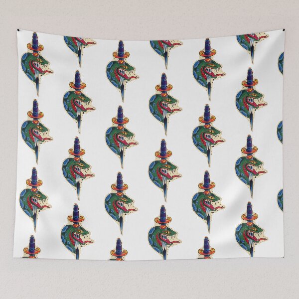 Item preview, SNAKE DAGGER custom tattoo design flash art designed and sold by 999shirts.