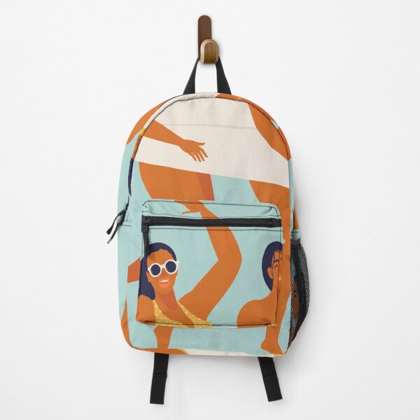 Item preview, Cute funny girls in swimwear surfing in sea or ocean. designed and sold by AngelinaBambina.