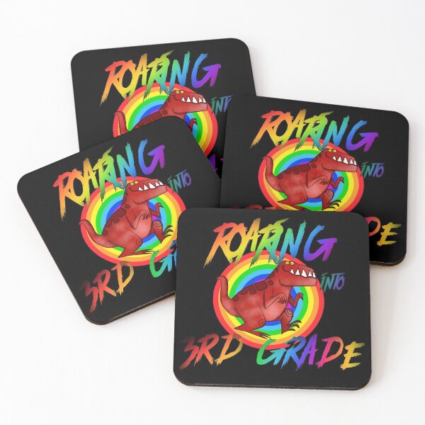 Item preview, Roaring into 3rd grade designed and sold by Cattigal.