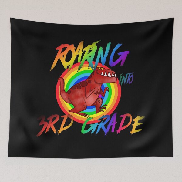 Item preview, Roaring into 3rd grade designed and sold by Cattigal.