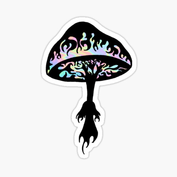 Trippy Mushroom Sticker