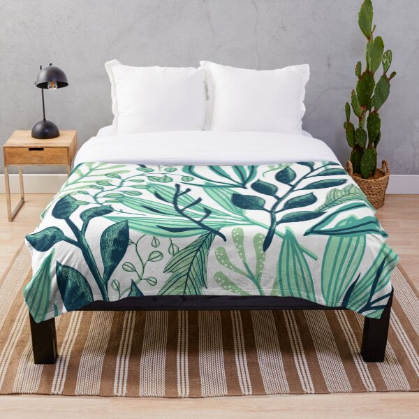 Item preview, Green Floral Leaves  designed and sold by SimonHai.