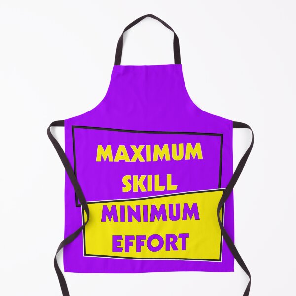 Item preview, Maximum Skill Minimum Effort | Purple and Gold designed and sold by Dreams of Dubai.