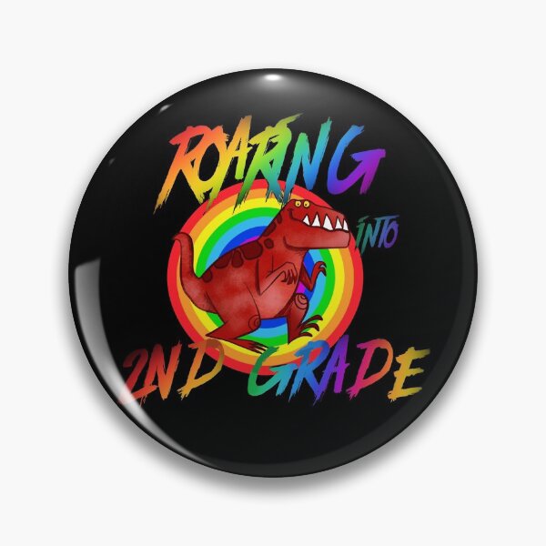Item preview, Roaring into 2nd grade designed and sold by Cattigal.