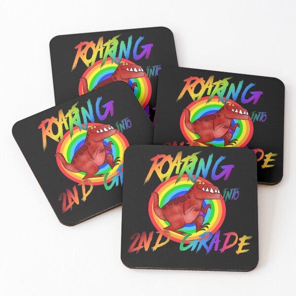 Item preview, Roaring into 2nd grade designed and sold by Cattigal.