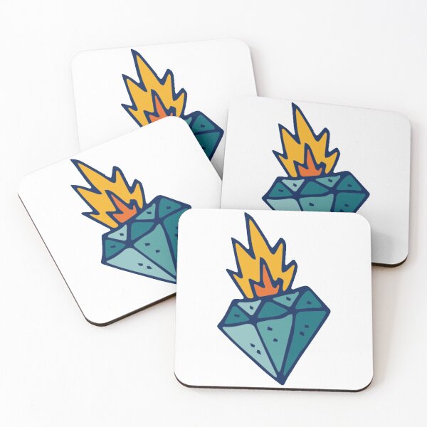 Aperçu de l'œuvre Caricature de diamant enflammé créée et vendue par RoarFromFinland.
