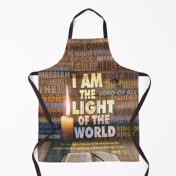 Item preview, I am the Light of the World - Statement of Jesus - John 8 : 12 - Christian faith designed and sold by MagaliC.