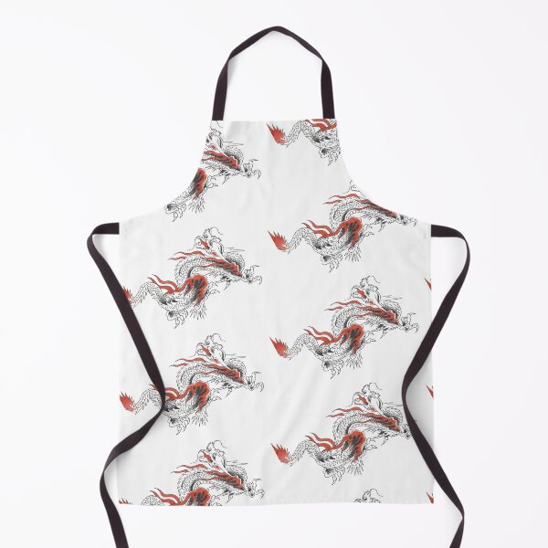 Item preview, JAPANESE dragon TATTOO red black custom art design designed and sold by 999shirts.