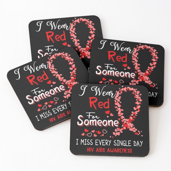 Item preview, I Wear Red Hiv Aids Awareness designed and sold by GennieShop.