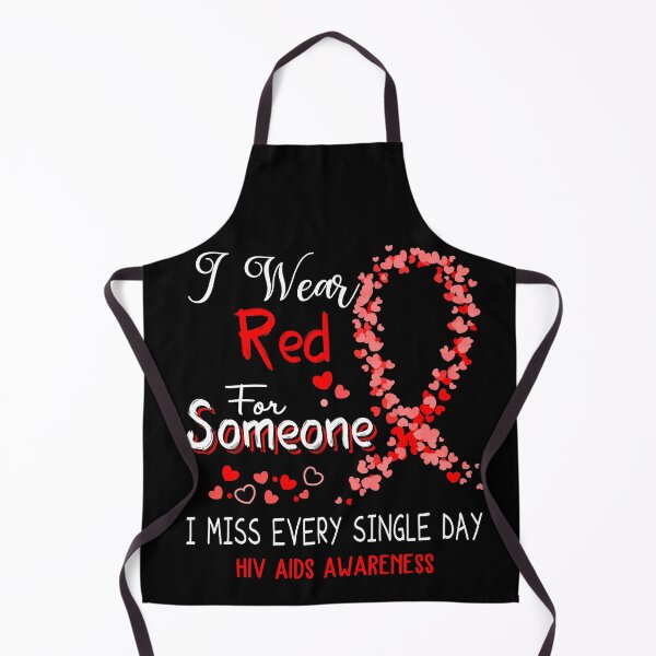 Item preview, I Wear Red Hiv Aids Awareness designed and sold by GennieShop.