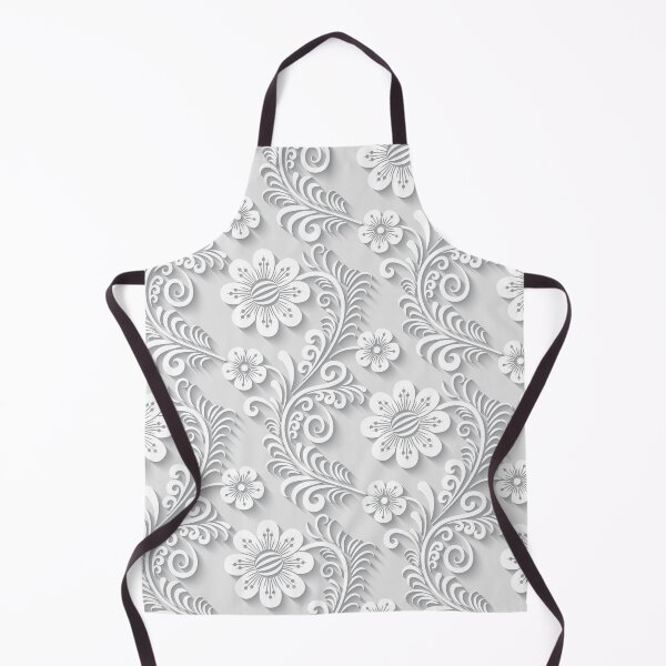 Item preview, 3d Floral White Ornament designed and sold by Ross-Sergey.