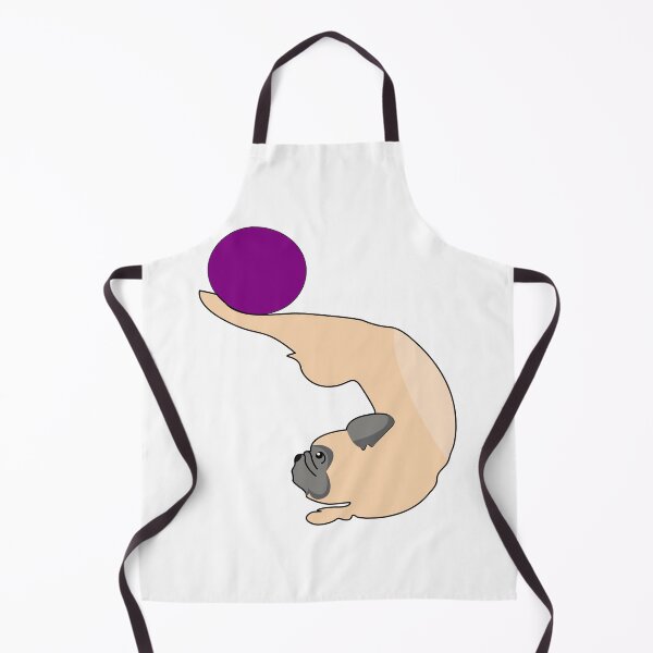 Item preview, Funny Pug Doing Yoga designed and sold by T2oodle.