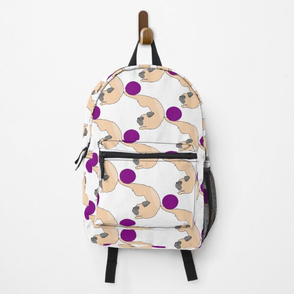Item preview, Funny Pug Doing Yoga designed and sold by T2oodle.