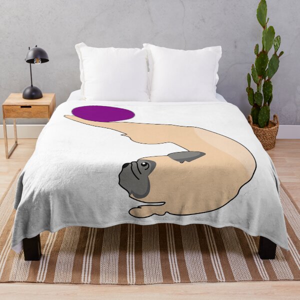 Item preview, Funny Pug Doing Yoga designed and sold by T2oodle.