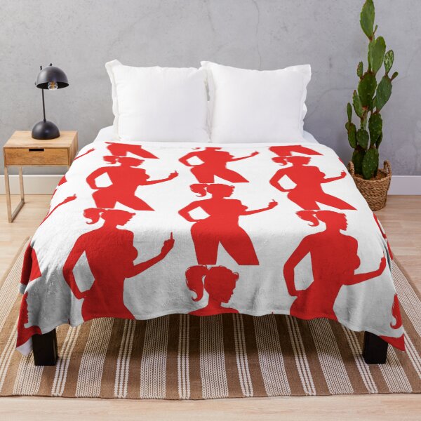 Item preview, WOMAN SILHOUETTE GIVING MIDDLE FINGER designed and sold by 999shirts.