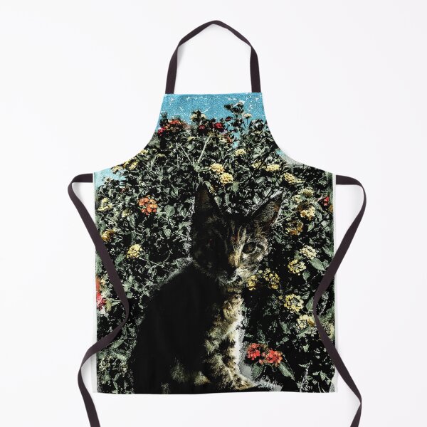 Item preview, kitty and flowers designed and sold by MicahChaim.