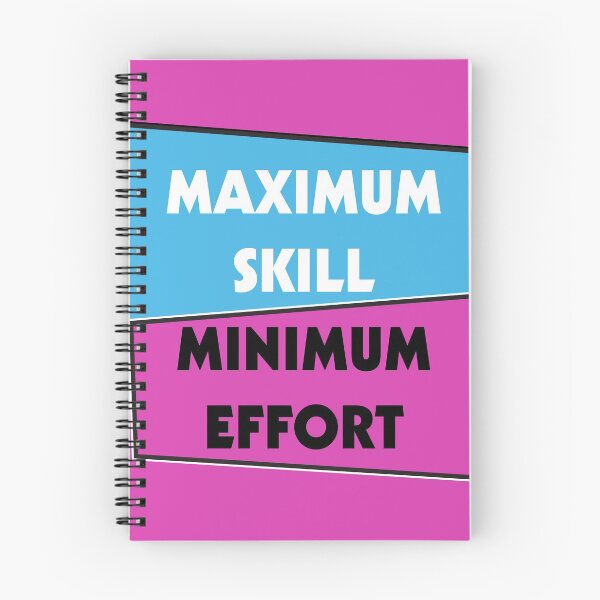 Item preview, Maximum Skill Minimum Effort | Purple and Teal designed and sold by Dreams of Dubai.