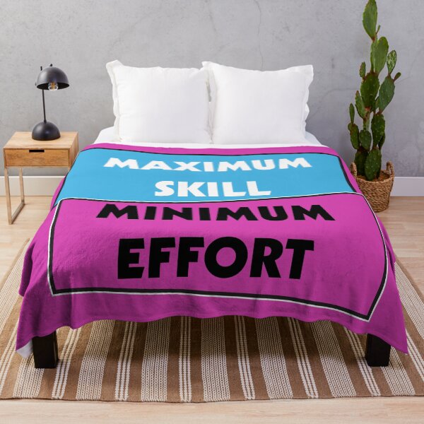 Item preview, Maximum Skill Minimum Effort | Purple and Teal designed and sold by Dreams of Dubai.