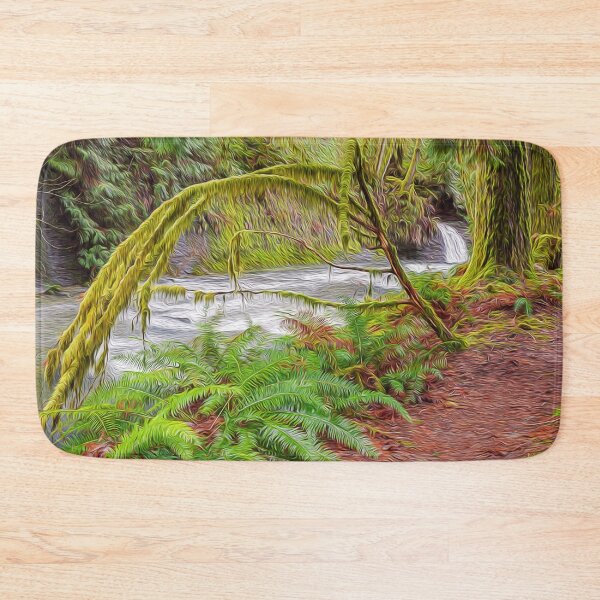 Item preview, Temperate Rainforest, Path by a Stream designed and sold by ACC .