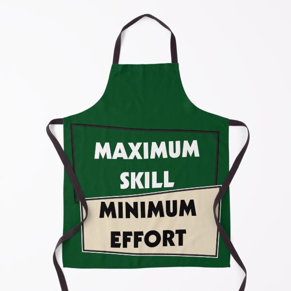 Item preview, Maximum Skill Minimum Effort | Green and Cream designed and sold by Dreams of Dubai.