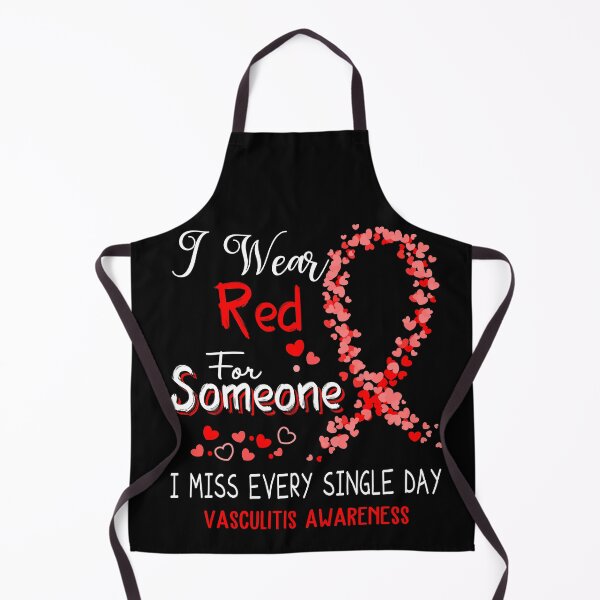Item preview, I Wear Red Vasculitis Awareness designed and sold by GennieShop.