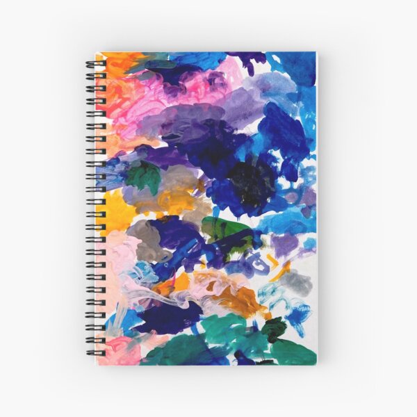 Rudy Austin Rainbow connections Spiral Notebook