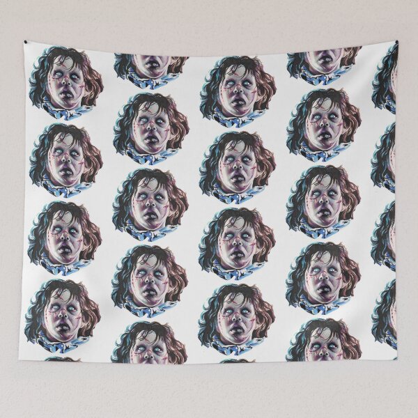 Item preview, EXCORCIST horror movie ORIGINAL ART colour pencil drawing designed and sold by 999shirts.