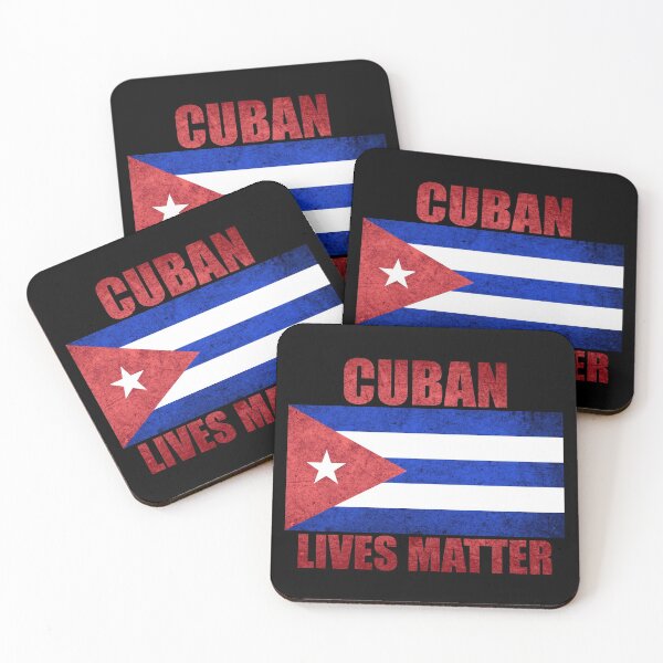 Item preview, Cuban Lives Matter Distressed Cuban Flag On Black designed and sold by Gsallicat.