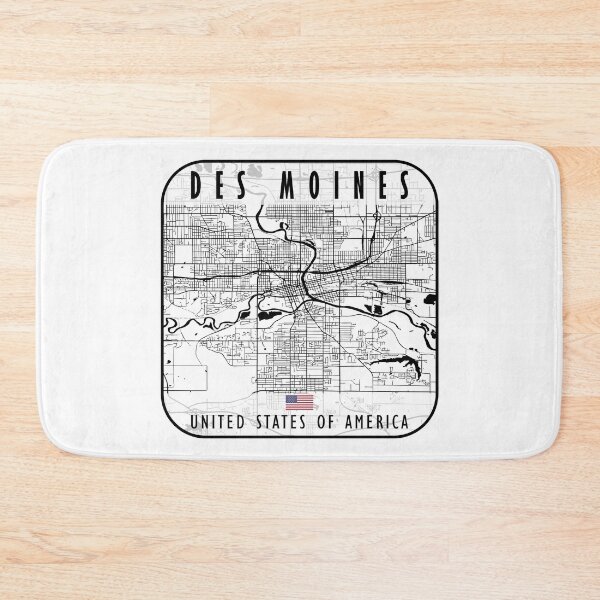 Item preview, DES MOINES MAP USA designed and sold by hatimelhag.