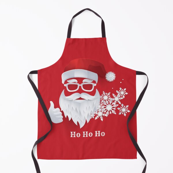 Item preview, Red and White Papercut Cool Santa Claus designed and sold by HolidayBug.
