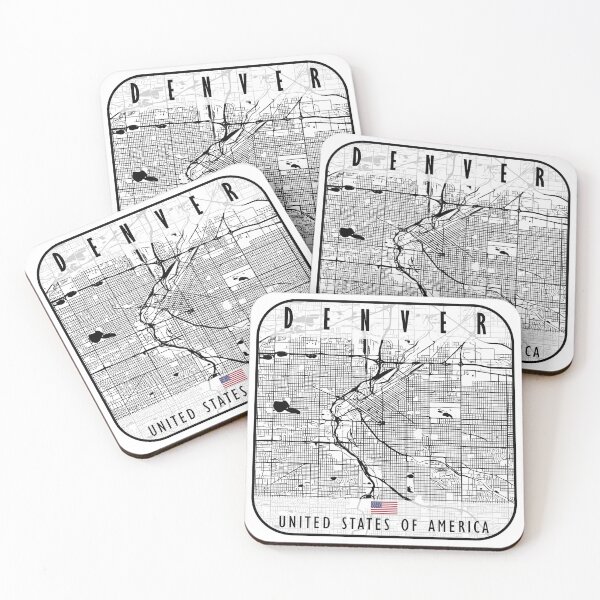Item preview, DENVER MAP USA designed and sold by hatimelhag.
