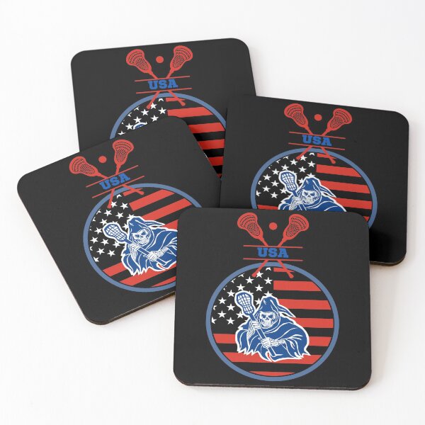 Item preview, Lacrosse Usa American Flag designed and sold by WoodburyLake.