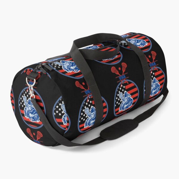 Item preview, Lacrosse Usa American Flag designed and sold by WoodburyLake.