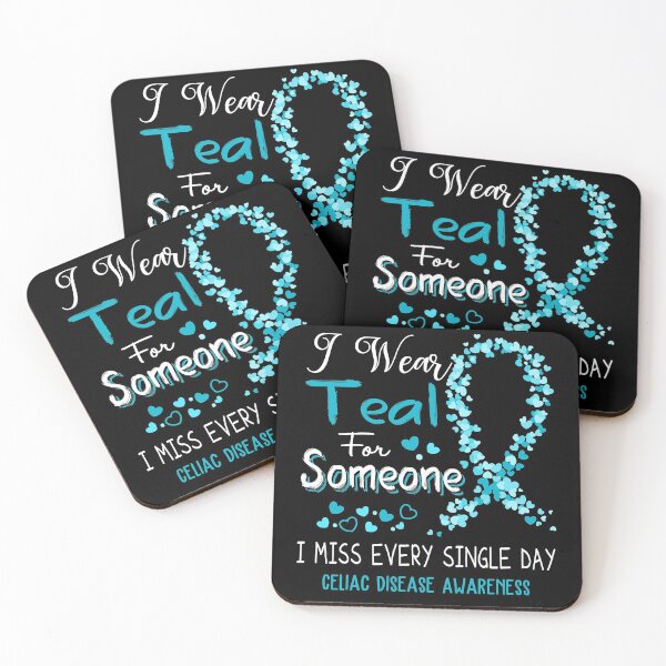 Item preview, I Wear Teal Celiac Disease Awareness designed and sold by GennieShop.