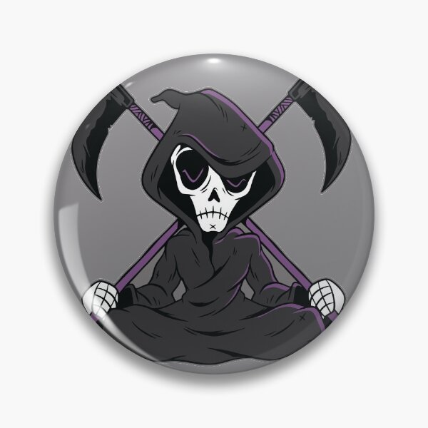 Item preview, Retro Grim Reaper Cartoon designed and sold by SLAG-Creative.