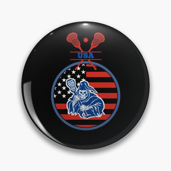 Item preview, Lacrosse Usa American Flag designed and sold by WoodburyLake.