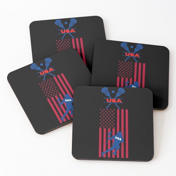 Item preview, Lacrosse Usa American Flag designed and sold by WoodburyLake.