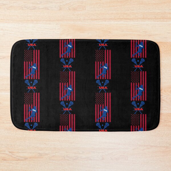 Item preview, Lacrosse Usa American Flag designed and sold by WoodburyLake.