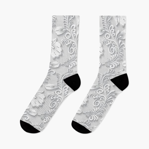 Item preview, 3d Floral White Ornament designed and sold by Ross-Sergey.