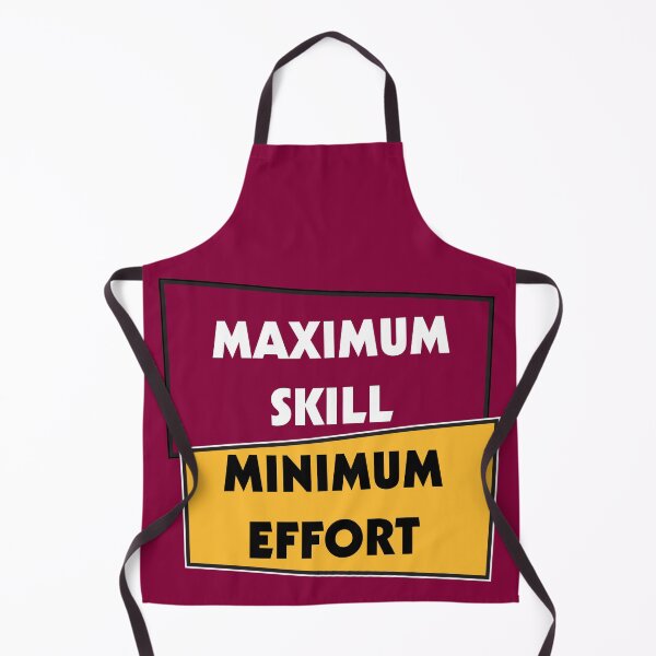 Item preview, Maximum Skill Minimum Effort | Wine and Gold designed and sold by Dreams of Dubai.