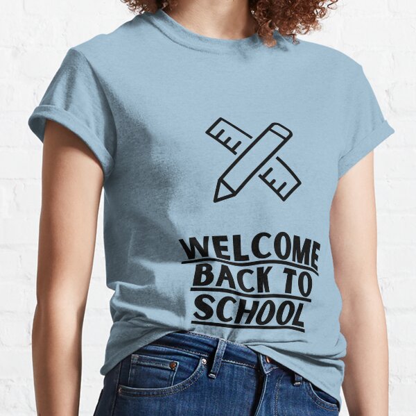 Get Chalk Back To School Welcome Vintage Shirt For Free Shipping