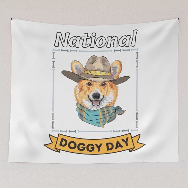 Item preview, National day of our doggy friends designed and sold by Georgeox.