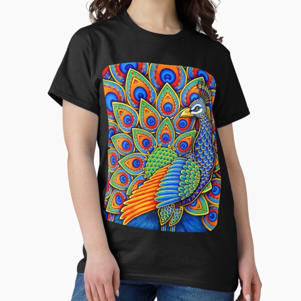 Item preview, Colorful Paisley Peacock Rainbow Bird designed and sold by Rebecca Wang.