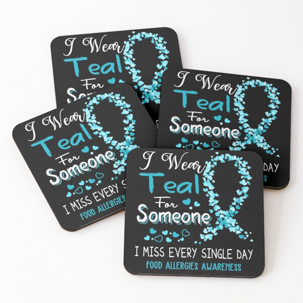 Item preview, I Wear Teal Food Allergies Awareness designed and sold by GennieShop.