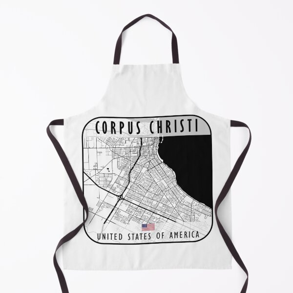Item preview, CORPUS CHRISTI MAP USA designed and sold by hatimelhag.